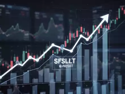 Eine grafische Darstellung eines Aktienkurses mit einem Aufwärtstrend, der eine Aktiensplitt-Auszahlung symbolisiert. - Foto: über boerse-global.de