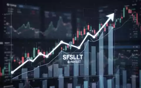 Eine grafische Darstellung eines Aktienkurses mit einem Aufwärtstrend, der eine Aktiensplitt-Auszahlung symbolisiert. - Foto: über boerse-global.de