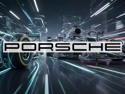 Abstrakte, atmosphärische Szene, die die Hochleistungs-Automobilrennsportindustrie darstellt, mit dynamischen Formen und einem Gefühl der Innovation. - Foto: über boerse-global.de