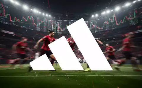 Abstrakte, dynamische Szene, die Sporthype und Marktspannung darstellt, mit verschwommener Stadionatmosphäre und intensiver Energie. - Foto: über boerse-global.de