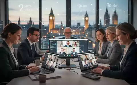 Deutsche Beamte arbeiten mobil von verschiedenen internationalen Standorten aus, symbolisiert durch digitale Konnektivität und unterschiedliche Hintergründe. - Foto: über boerse-global.de