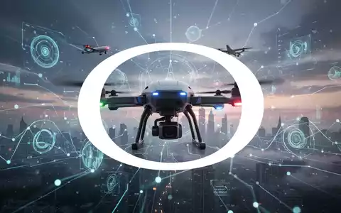 Abstrakte, atmosphärische Szene, die den Drohnentechnologie- und Luftfahrtsektor darstellt, mit einer Stimmung von strategischer Expansion und Akquisition. - Foto: über boerse-global.de