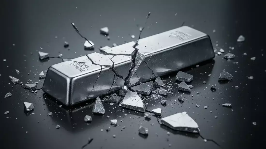 Plata se desploma más del 20% en mayo: dólar fuerte y Fed castigan al metal pese a déficit físico
