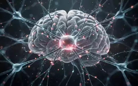 Abstrakte Darstellung von Gehirnsynapsen, die sich verbinden und ein neuronales Netzwerk bilden, das Neuverkabelung und Transformation symbolisiert. - Foto: über boerse-global.de