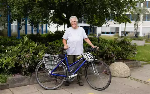 Nicht aufhören, sonst ist es für immer: 80-Jährige weiter auf Spendenradtour - Foto: presseportal.de