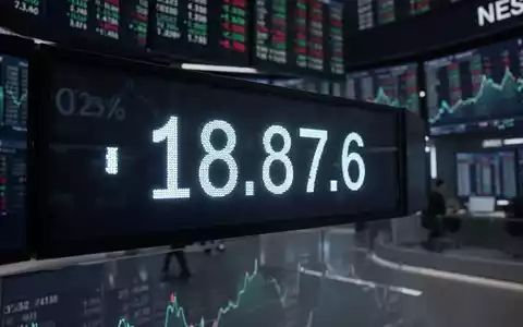 Ein Börsenticker zeigt eine stabile Kursentwicklung, mit unscharfem Hintergrund eines Handelsraums, der Erholung signalisiert. - Foto: über boerse-global.de
