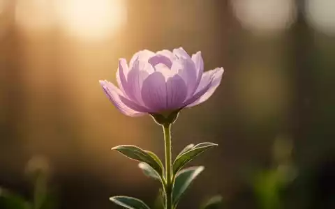 Eine einzelne, zarte Blume entfaltet langsam ihre Blütenblätter vor einem weichen, warmen Hintergrund, der Wachstum und Geduld symbolisiert. - Foto: über boerse-global.de