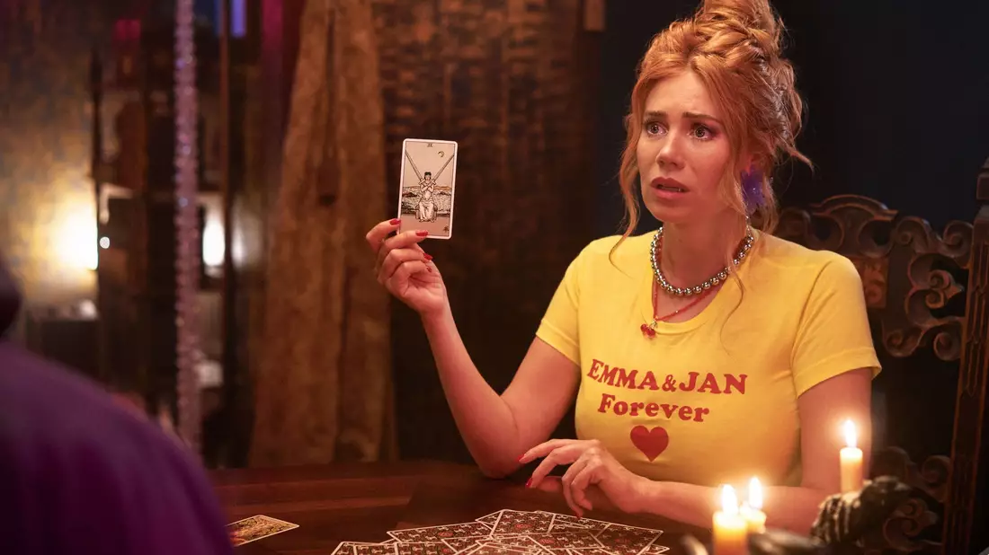 Ivy (Palina Rojinski) in einer Szene der ZDF-Serie «My Ex». - Bild: Tom Mikule/ZDF/dpa