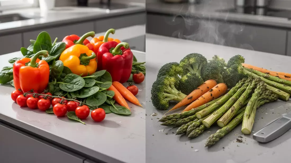 Gemüsezubereitung: Rohkost und Kochen optimal kombinieren
