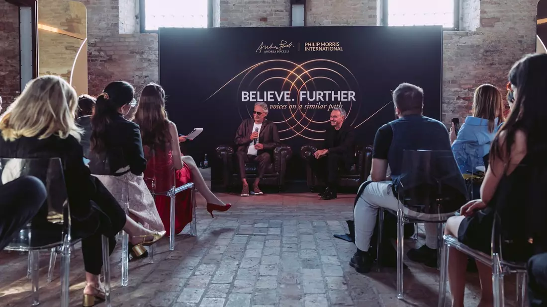 Philip Morris International und Maestro Andrea Bocelli präsentieren: Believe. Further - Bild: presseportal.de