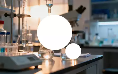 Abstrakte Darstellung eines pharmazeutischen Forschungslabors mit Glaswaren und wissenschaftlicher Ausrüstung, das Innovation symbolisiert. - Foto: über boerse-global.de
