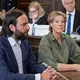 Die Angeklagte Block bestreitet, vorher von Tatplänen gewusst zu haben. - Bild: Markus Scholz/dpa-Pool/dpa