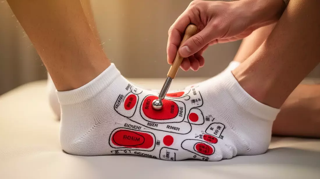 Druckpunkt-Socken: Reflexzonen-Massage für zu Hause