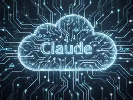 Stilisierte, leuchtende neuronale Netz- oder Leiterplattenstruktur, die KI-Integration und Cloud-Infrastruktur symbolisiert. - Foto: über boerse-global.de