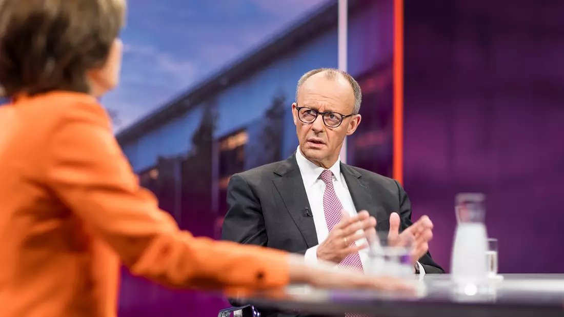Bundeskanzler Friedrich Merz bei Maybrit Illner im ZDF - Bild: presseportal.de