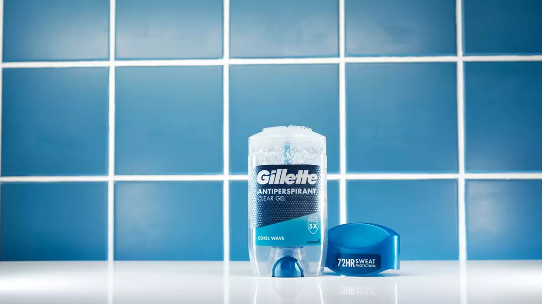 Klarer Schutz für den Alltag: Gillette launcht Clear Gel Antitranspirant Deo - Bild: presseportal.de