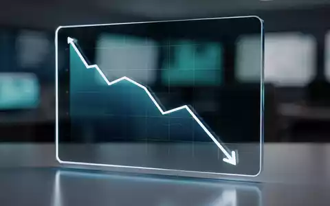 Ein Finanzdiagramm, das einen steilen Abwärtstrend zeigt und ein neues 52-Wochen-Tief erreicht. - Foto: über boerse-global.de