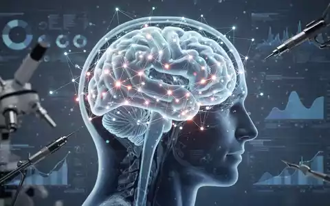 Ein abstraktes Bild, das künstliche Intelligenz (KI) und medizinische Technologie in der Krebstherapie symbolisiert. - Foto: über boerse-global.de