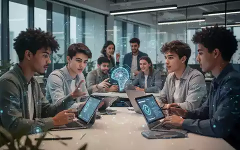 Junge Fachkräfte der Generation Z arbeiten in einem modernen Büro, das Flexibilität und technologische Integration widerspiegelt. - Foto: über boerse-global.de