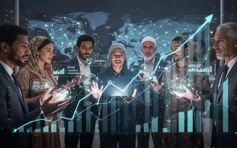 Vielfältige globale Nutzer interagieren mit KI, symbolisiert die nicht-englische Nutzung von ChatGPT und schnelles Wachstum in Schwellenländern. - Foto: über boerse-global.de