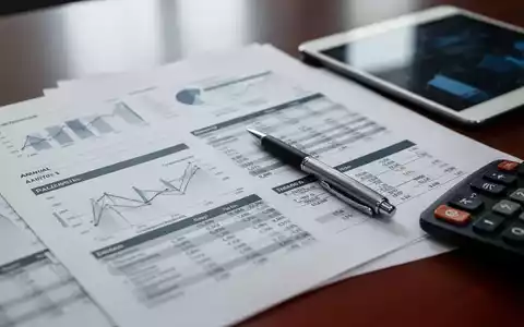 Nahaufnahme von Finanzdokumenten mit Diagrammen und Zahlen, daneben ein Stift und ein Taschenrechner, in einem professionellen Umfeld. - Foto: über boerse-global.de