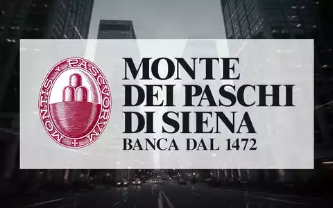 Abstrakte, atmosphärische Szene, die eine große Finanzübernahme im Bankensektor darstellt. Monumentale Architekturformen suggerieren Unternehmensmacht und hohe Einsätze. - Foto: über boerse-global.de