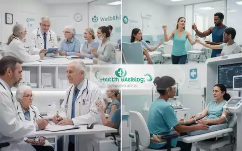 Eine Gruppe von Menschen unterschiedlichen Alters bei Gesundheits-Check-ups und PrĂ€ventionsmaĂnahmen, darunter Arztkonsultationen und Impfungen. - Foto: ĂŒber boerse-global.de