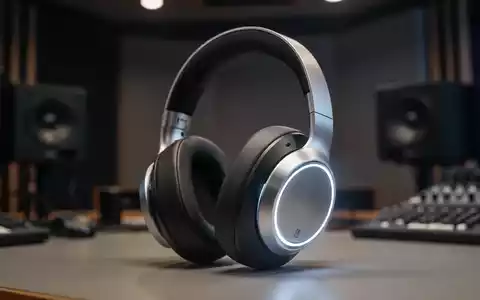 Ein Paar elegante, moderne Over-Ear-Kopfhörer in einem professionellen Studio, mit sanfter Beleuchtung, die ihre Premium-Texturen hervorhebt. - Foto: über boerse-global.de