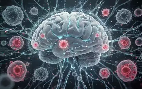 Eine abstrakte Darstellung von KI, die ein menschliches Gehirn analysiert, mit leuchtenden neuronalen Pfaden und Datenströmen. - Foto: über boerse-global.de