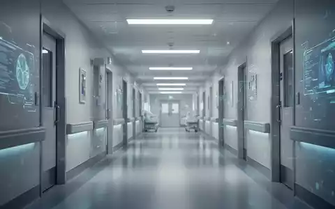 Ein moderner, heller Krankenhausflur mit Fokus auf Effizienz und Technologie, symbolisiert die Reform des Gesundheitssystems. - Foto: über boerse-global.de