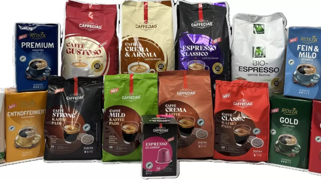 NORMA senkt Anfang Juli erneuet die Preise auf Kaffeeprodukte von RÖSTA, CAFFECIAO und BIO SONNE dauerhaft um weitere 14 Prozent / Pads, Bohnen und Pulver reduziert - Bild: presseportal.de