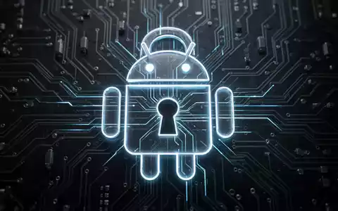 Ein digitales Vorhängeschloss-Symbol auf einem stilisierten Android-Roboter-Kopf, das verbesserte mobile Sicherheit und Sperrbildschirm-Protokolle darstellt. - Foto: über boerse-global.de