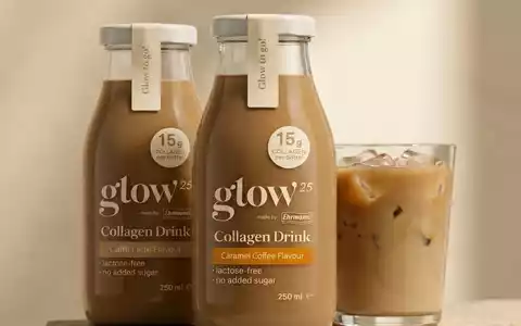 Glow25 und Ehrmann bringen Glow To Go Coffee in den Handel: trinkfertiges Kaffeegetränk mit zugesetztem Kollagen - Foto: presseportal.de