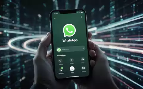 Nahaufnahme eines Smartphone-Bildschirms mit neu gestalteter WhatsApp-Oberfläche und neuen Navigations-Tabs und -Symbolen. - Foto: über boerse-global.de
