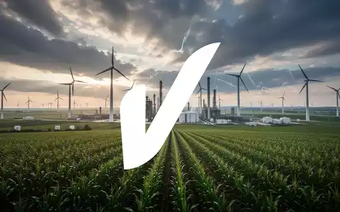 Weite, moderne Agrarlandschaft unter dramatischem Himmel, symbolisiert erneuerbare Energien und bioindustrielles Wachstum. - Foto: über boerse-global.de