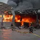 Russland verstärkt seine Luftangriffe auf ukrainische Tankstellen. (Archivbild) - Bild: Ukrainian Emergency Service/via AP/dpa