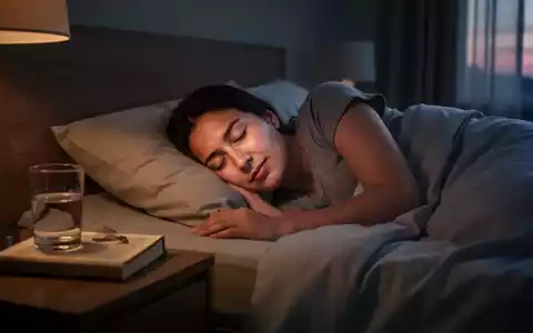 Eine friedlich schlafende Person in einem gedämpften Schlafzimmer bei Sonnenaufgang, die Ruhe und Wohlbefinden ausstrahlt. - Foto: über boerse-global.de