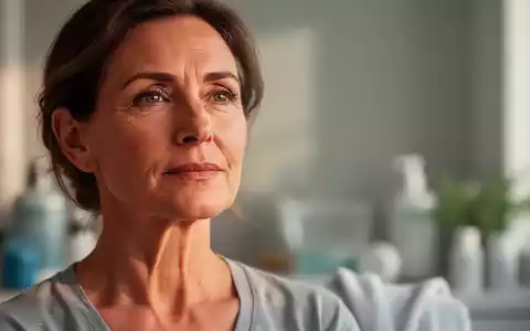 Eine nachdenkliche Frau mittleren Alters, die die Herausforderungen der Gewichtszunahme in der Perimenopause symbolisiert. - Foto: über boerse-global.de