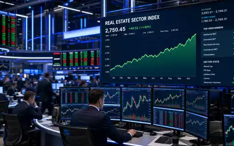 Vonovia SE DE000A1ML7J1 – DAX-Börsentafel mit Immobilien-Index-Charts und Händlern auf dem Trading-Floor - Foto: THN