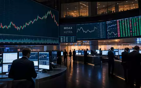 Gerresheimer AG, ISIN DE000A0LD6E6, notiert im MDAX an der Frankfurter Börse Xetra, Trading-Floor-Editorialbild - Foto: THN