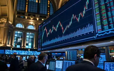 Novartis AG CH0012005267 – Börsentafel mit Pharmacharts und Händlern auf belebtem Schweizer Trading-Floor - Foto: THN
