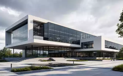 ABB Ltd (CH0012221716) betreibt ein modernes kubisches Forschungs- und Demonstrationszentrum mit klaren Glaslinien - Foto: THN