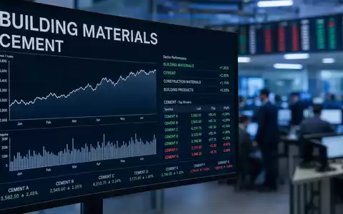 Holcim CH0012214059 Börsenmonitor zeigt BUILDING MATERIALS CEMENT SIX SWISS mit neutralen Charts - Foto: THN