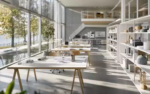 Logitech CH0025751329 inspiziert: modernes Tech-Designstudio mit Glaswänden, Prototypen und hellem natürlichem Tageslicht - Foto: THN