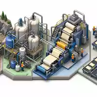 Isometrische 3D-Grafik der Wertschöpfungskette veranschaulicht Produktionsprozesse von 3M Company, ISIN US88579Y1010, Industriekonzern - Foto: THN
