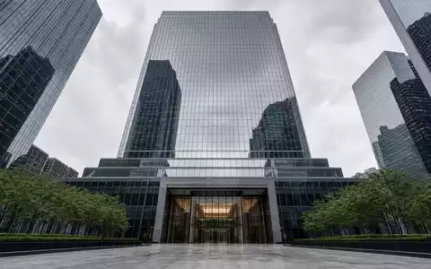 Goldman Sachs US38141G1040 modernes Investmentbank Hauptquartier als eleganter Glasturm im New York Stil - Foto: THN