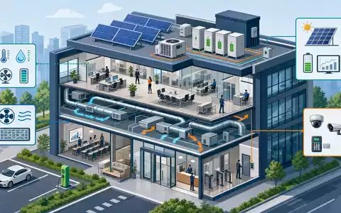 Honeywell US4385161066 isometrisches Smart Building zeigt HLK Sicherheit und Energie Management Sektoren - Foto: THN
