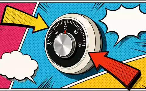Honeywell US4385161066 Pop Art Comic zeigt stilisierten Thermostat mit Halftone Punkten und Comic Pfeilen - Foto: THN