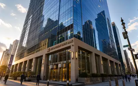 JPMorgan Chase (US46625H1005) verkörpert institutionelle Stärke durch modernes Glasfassaden-Hauptquartier in New York City. - Foto: THN