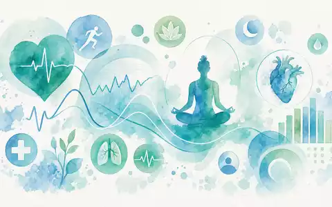 UnitedHealth Group US91324P1021 als abstraktes Aquarell mit Gesundheits-App-Icons in Blau und Grün - Foto: THN